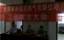 热烈庆祝太康县G22恒峰天然气有限公司成立工会